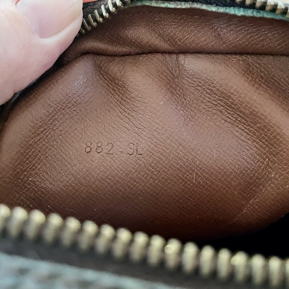 Louis Vuitton Danube Monogram Crossbody Bag Auth Serial# Date Code France - Picture 13 of 16